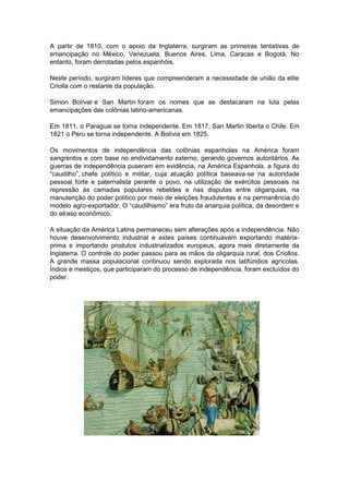 Trabalho de história