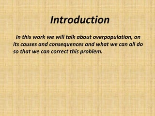 overpopulation | PPTX