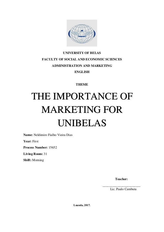 The Importance of Marketing For UNIBELAS
