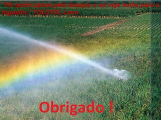 “Há quem passe pelo bosque e só veja lenha para a
fogueira.” TOLSTOI, Leon
 