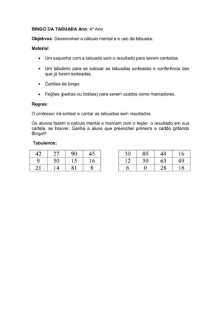 Jogo de Tabuleiro - Multiplicação (Tabuada) (Teacher-Made)