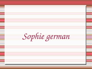 Sophie german 
