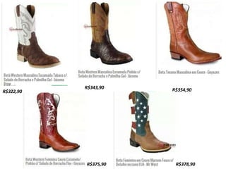 R$322,90
R$343,90 R$354,90
R$375,90 R$378,90
 