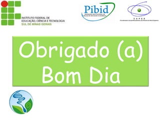 Obrigado (a)
Bom Dia
 