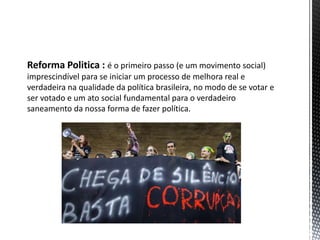 Reforma Politica :
 