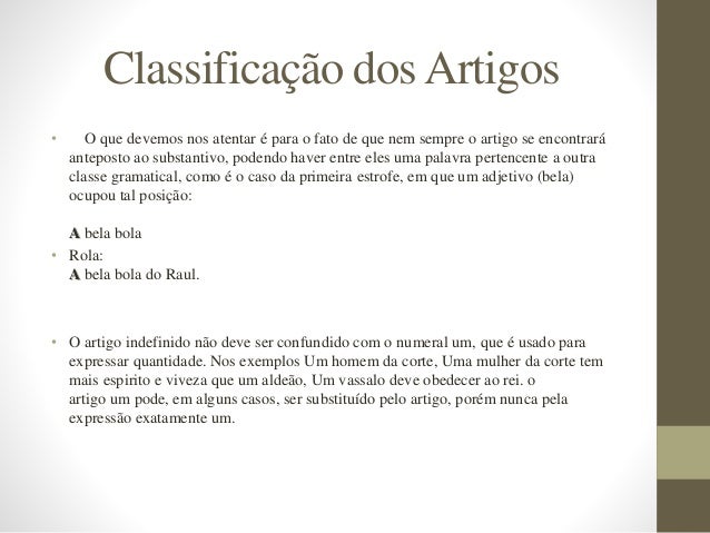Artigo portugues