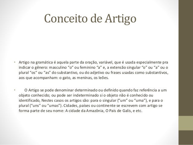 Artigo portugues