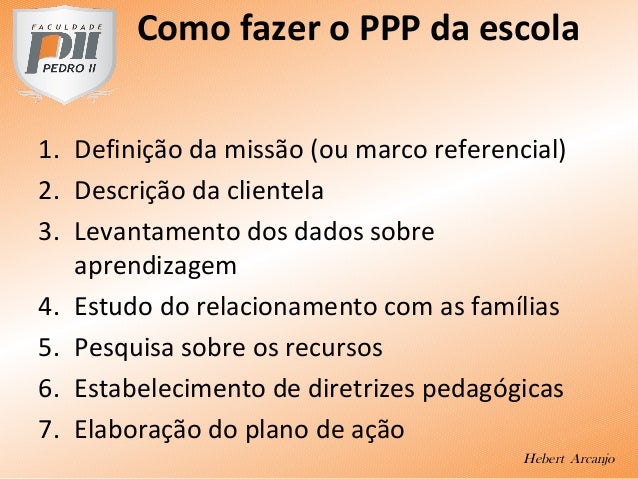 Projeto Político Pedagógico - PPP