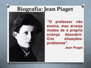 Teoria do Desenvolvimento Cognitivo de Jean Piaget – Hélio Teixeira
