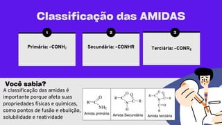 FUNÇÃO ORGÂNICA NITROGENADA- AMIDA- PDFF | PDF