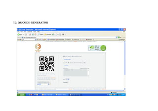7.2. QR CODE GENERATOR
 