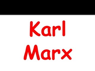Karl Marx