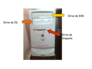 Drive de CD Drive de Disquete Drive de DVD 