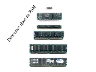 Diferentes tipos de RAM 