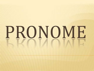 Pronome