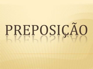 Preposição