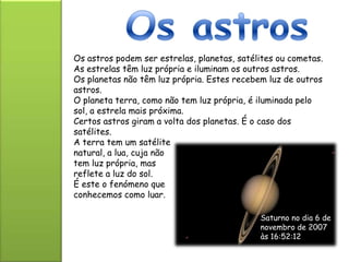 Trabalho do Sistema Solar | PPTX
