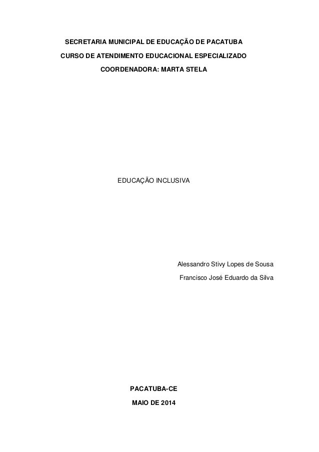 Resumo de educação especial Resumo de educação especial
