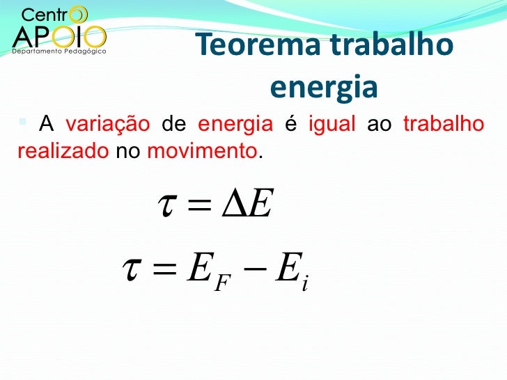 Trabalho e energia mec+énica