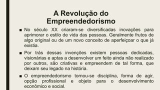 O Perfil Empreendedor segundo José Carlos Assis Dornelas | PPTX