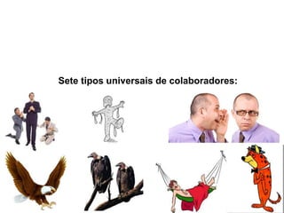 13
Sete tipos universais de colaboradores:
 