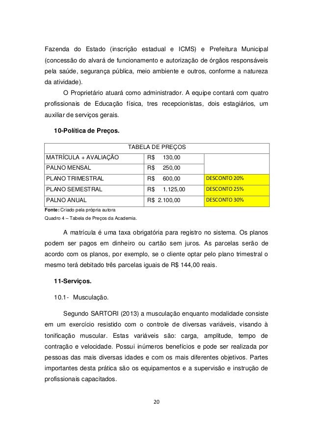 trabalho empreendedorismmo modelo de plano de negocio plano de negocios exemplo