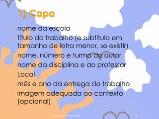 1) Capanome da escola