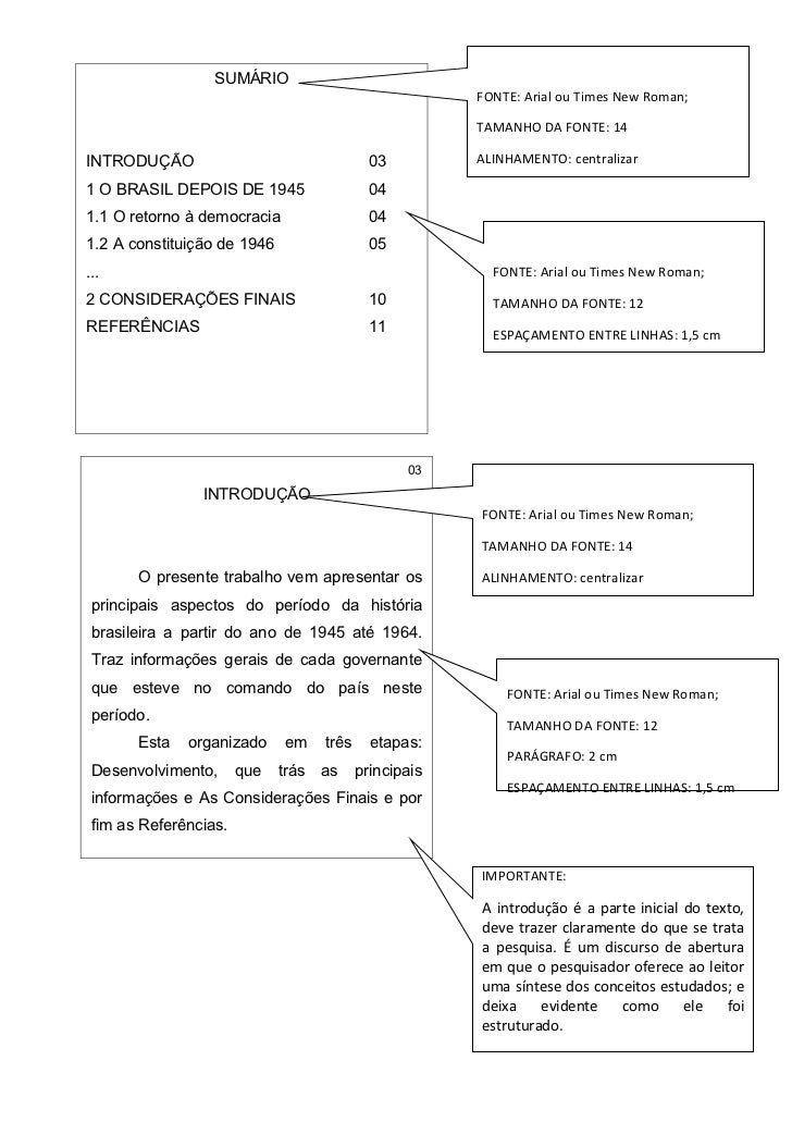 Trabalho de acordo com as normas da abnt Trabalho de acordo com as normas da abnt