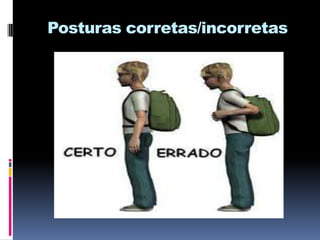 Posturas corretas/incorretas

 