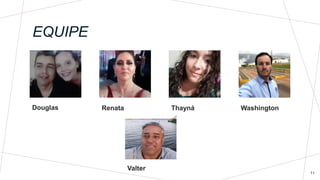 EQUIPE
Douglas Renata Thayná Washington
11
Valter
 