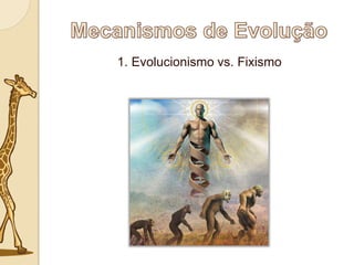 Mecanismos de Evolução 1. Evolucionismo vs. Fixismo 