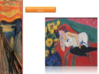 Mulher de descanso na camisa
branca
 