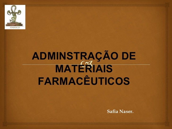 Curso de farmacia hospitalar