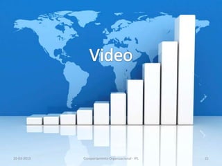 20-03-2013   Comportamento Organizacional - IPL   21
 