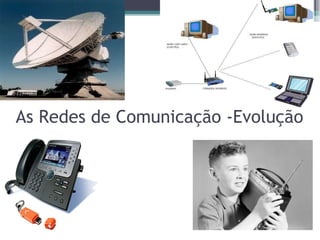 As Redes de Comunicação -Evolução 