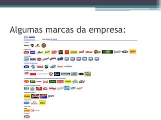 Algumas marcas da empresa:
 