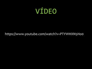 VÍDEO
https://www.youtube.com/watch?v=PTYWHXN5Ho0
 