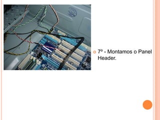 7º - Montamos o Panel Header.