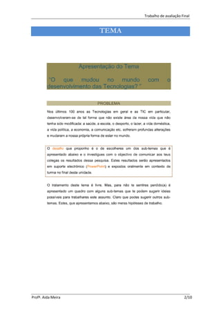 Trabalho final tic 9c