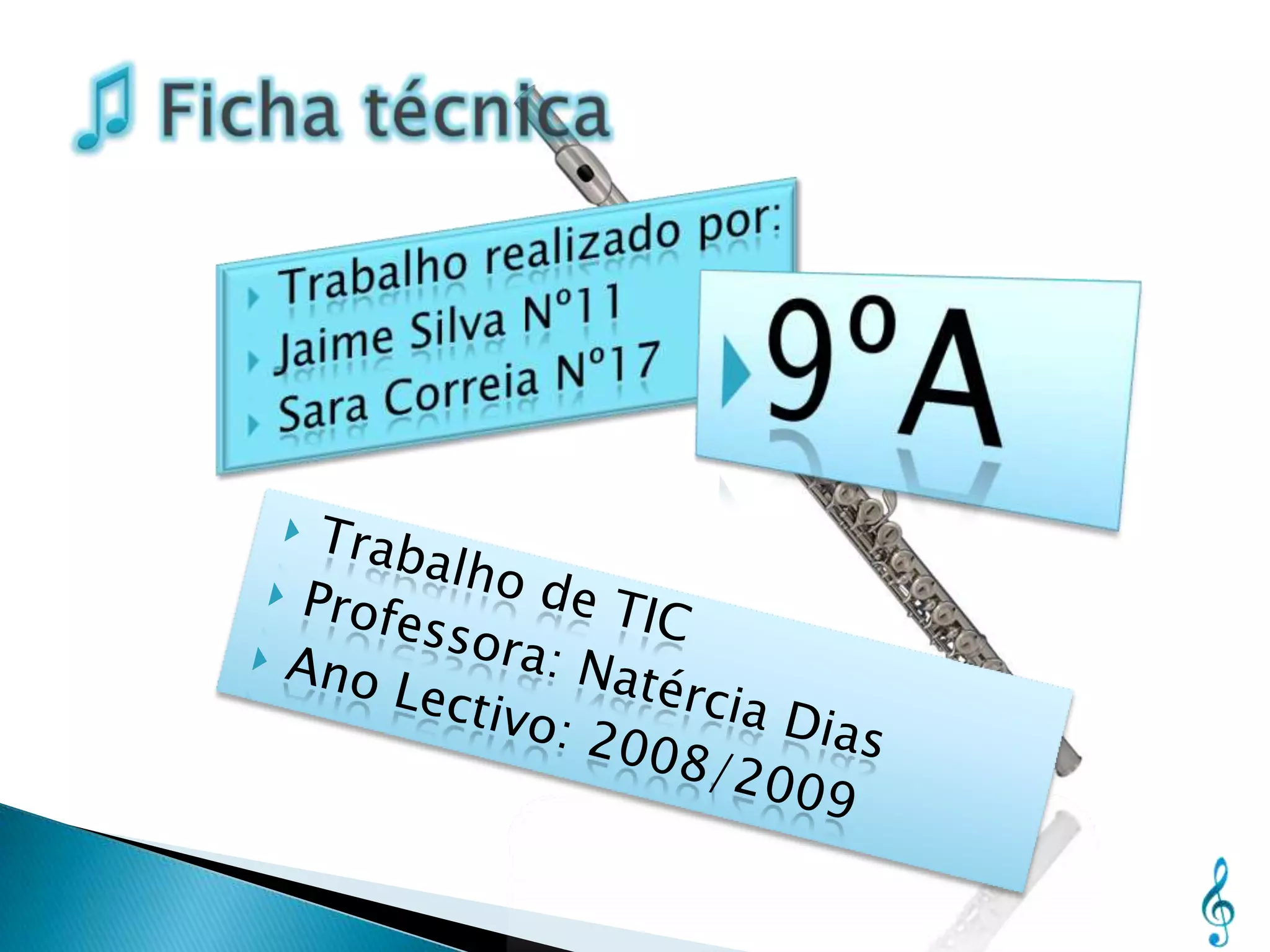 Trabalho Flauta Jaimee Sara