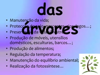 Preservação da vida silvestre;