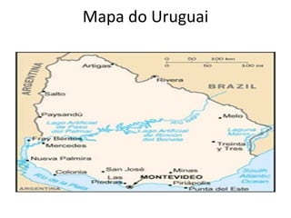 Mapa do Uruguai 