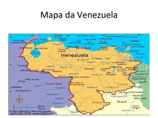 Mapa da Venezuela 