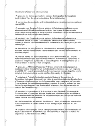 Principais Blocos Eonômicos do Continente Americano