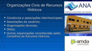 Gestão de recursos hídricos