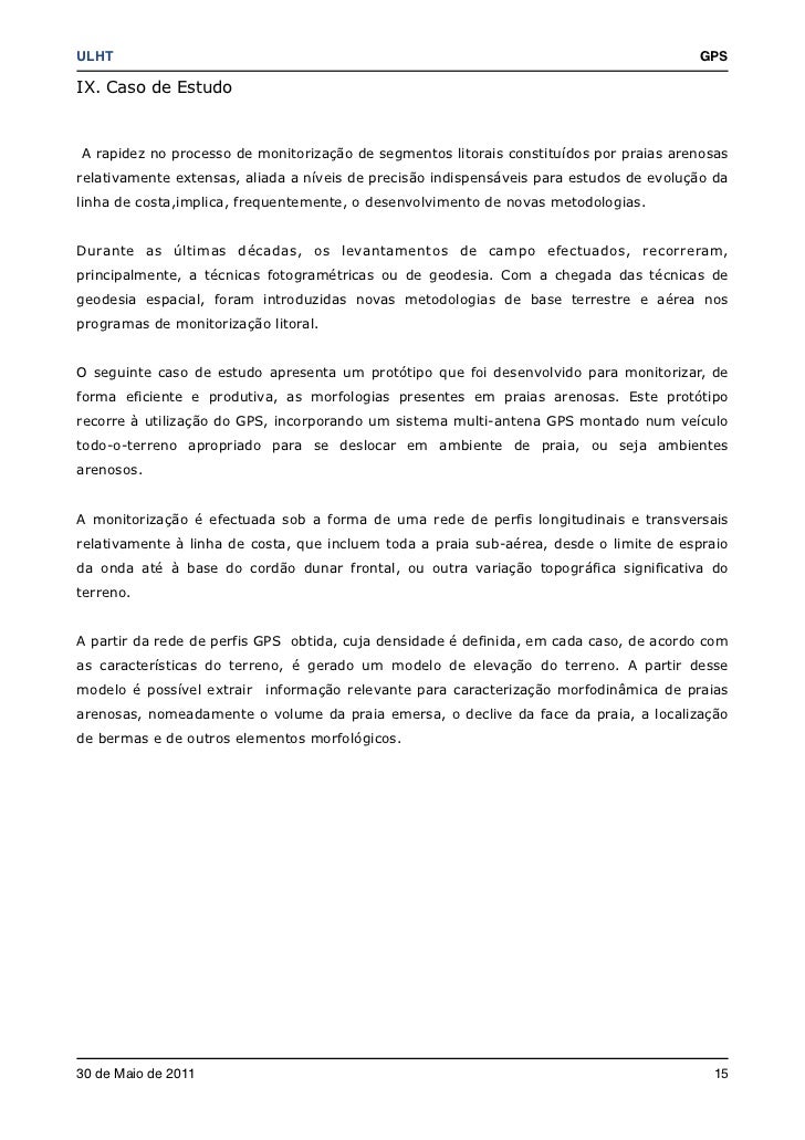Relatorio geodesia