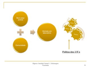 Higiene e Sanidade Animal 1 - Enfermagem Veterinária Politica dos 3 R`s 