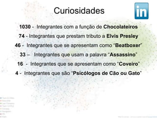 Curiosidades
 1030 - Integrantes com a função de Chocolateiros
 74 - Integrantes que prestam tributo a Elvis Presley
46 - Integrantes que se apresentam como “Beatboxer”
 33 – Integrantes que usam a palavra “Assassino”
16 - Integrantes que se apresentam como “Coveiro”
4 - Integrantes que são “Psicólogos de Cão ou Gato”
 