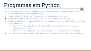 Trabalho sobre a linguagem Python | PDF