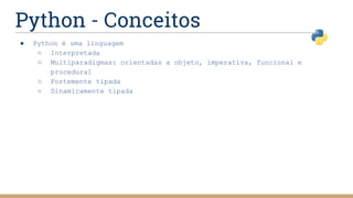 Trabalho sobre a linguagem Python | PDF
